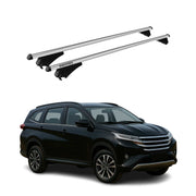 Menabo Barras de Techo Coche Baca para Daihatsu Terios F800 2017-2025 Gris Alu