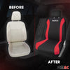 Sparco Funda de Asiento Universal Negro Rojo 9Pza Poliéster