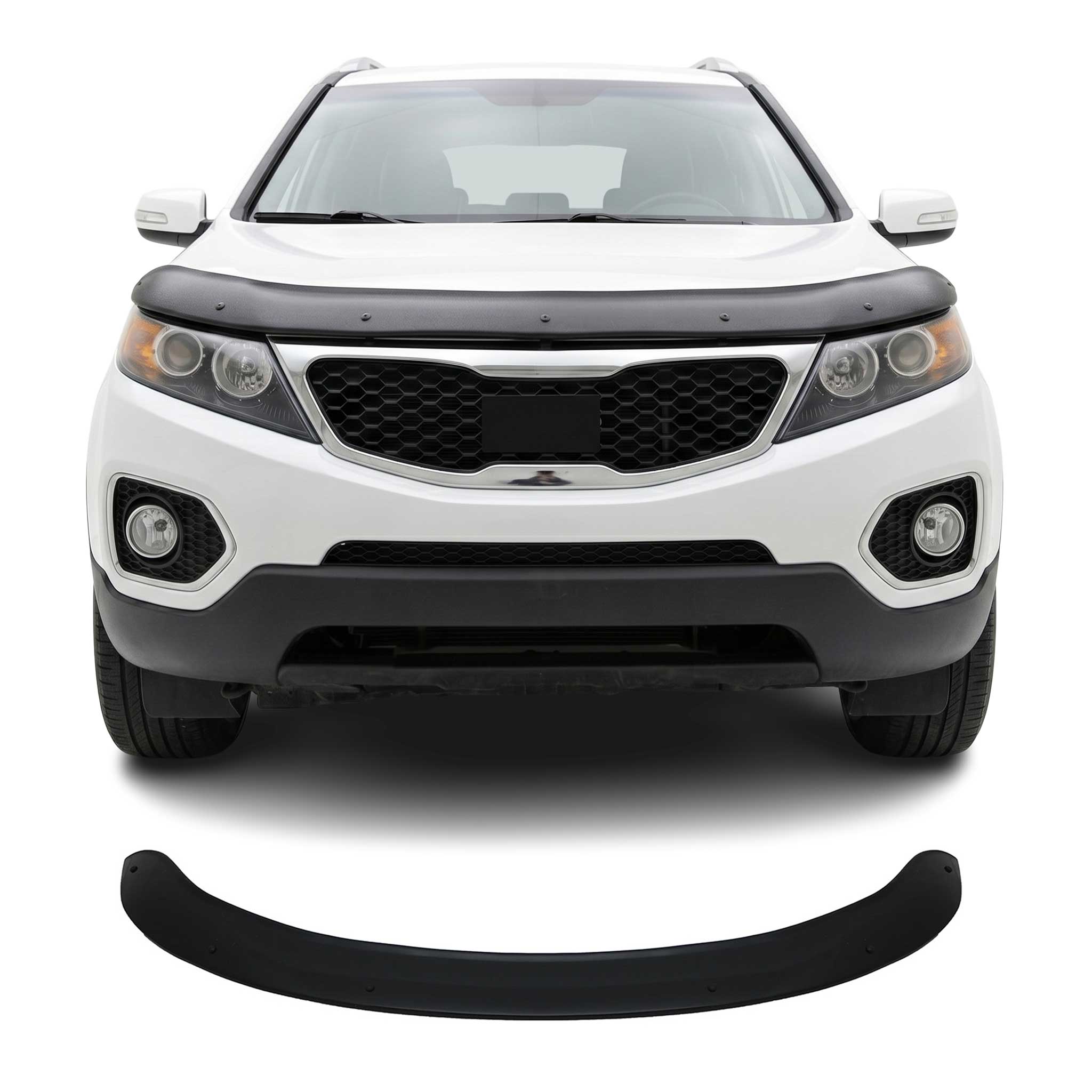 Deflector de Capó para Kia Sorento 2009-2012 Oscuro Brillante Acrílico