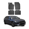 OMAC Alfombrillas De Coche para Volvo V90 2016-2025 Negro Goma TPE 4Pza