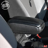 Negro Reposabrazos Consola para Renault Clio 2019-2025 Negro PU Cuero Plástico