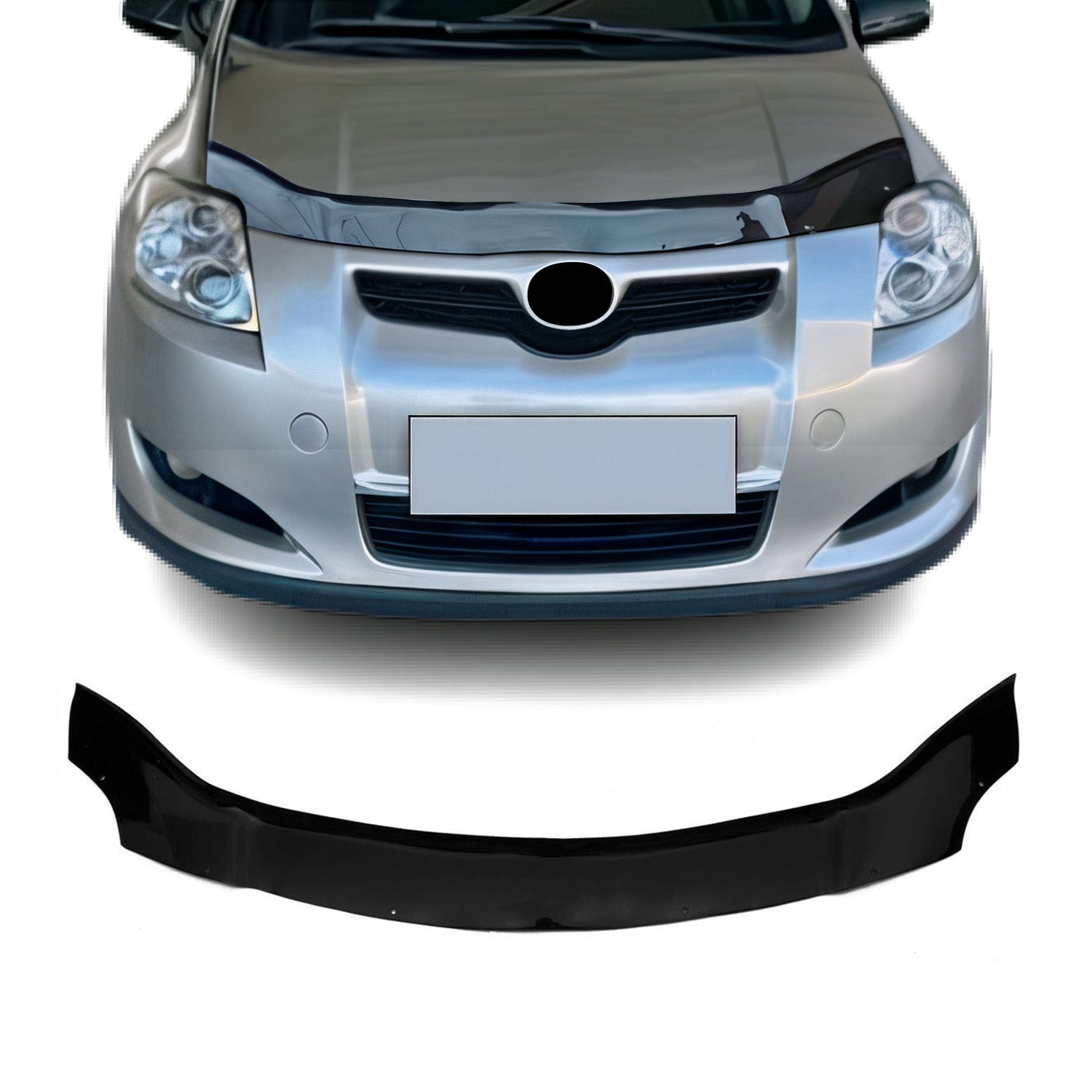 Deflector de Capó para Toyota Auris 2006-2010 Oscuro Brillante Acrílico