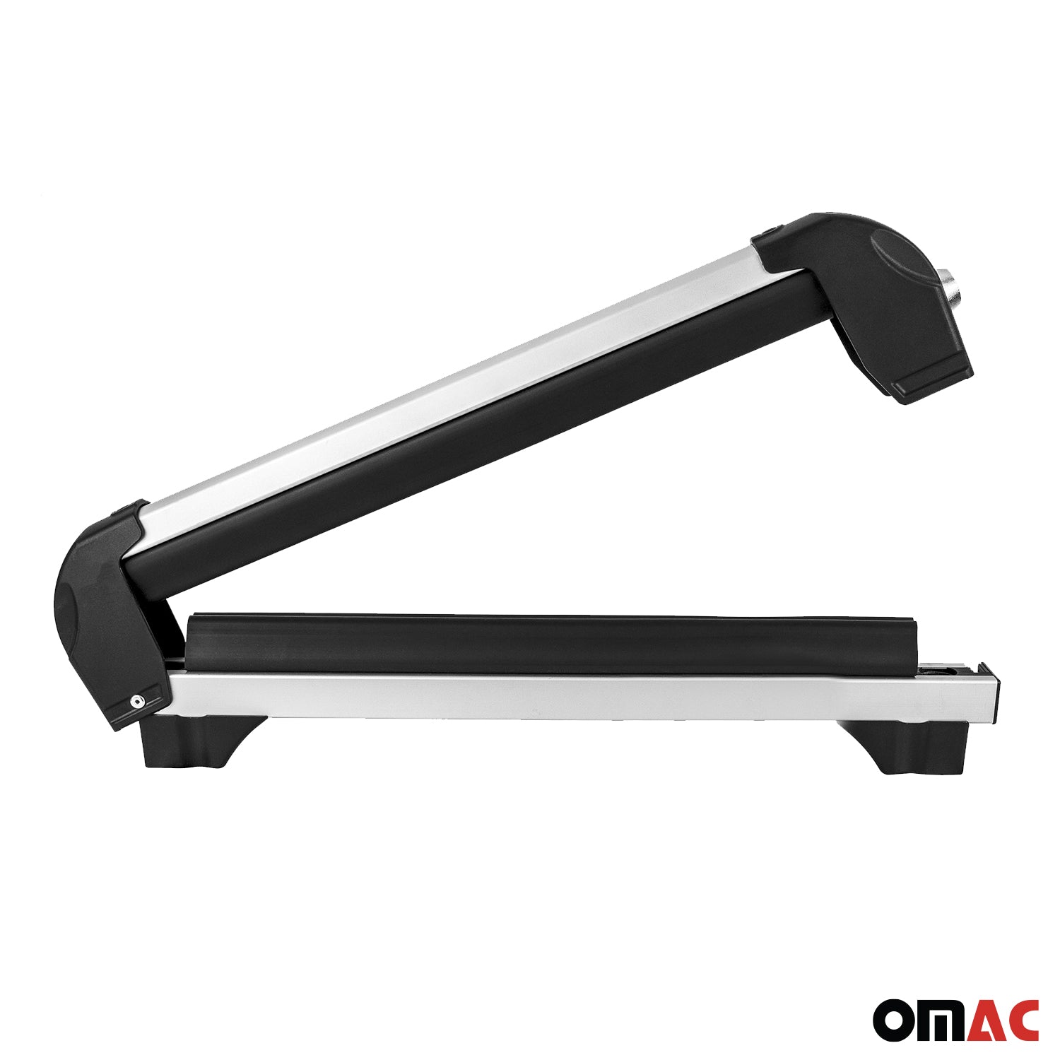 Menabo Portaesquí Snowboard portaequipajes Universal Negro Plata Alu