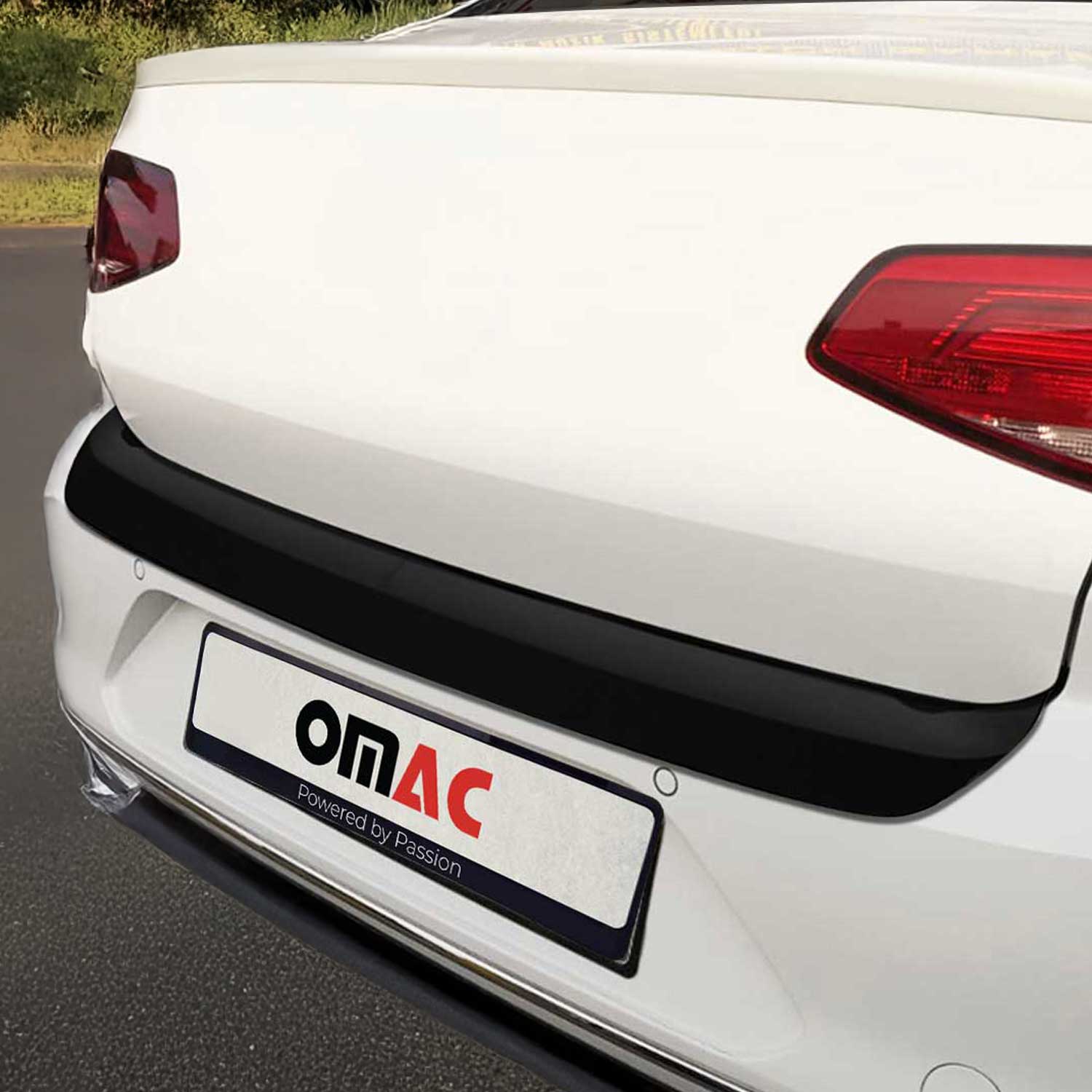 Protector Parachoques para VW Passat B8 Sedán 2015-2019 Negro Brillante Acrílica
