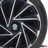 Sparco Varese Tapacubos 16" pulgadas Universal Negro Plata ABS Plástico
