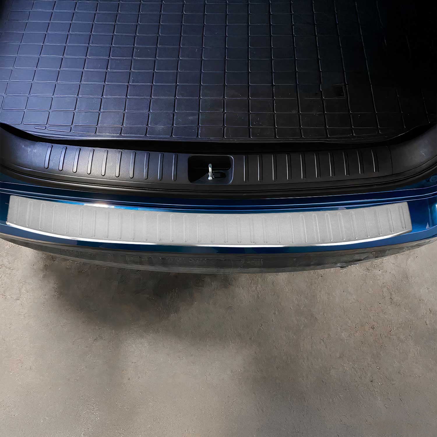 Protector de Parachoques Trasero para Hyundai Tucson 2018-2020 cepillado Acero