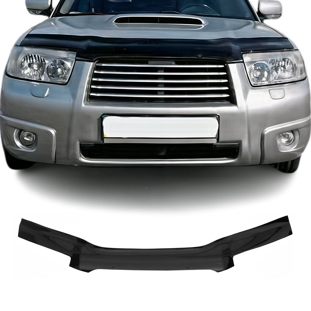 Deflector de Capó para Subaru Forester FL 2005-2008 Oscuro Brillante Acrílico