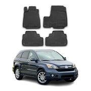 OMAC Alfombrillas De Coche para Honda CR-V 2006-2012 Negro Goma TPE 4Pza