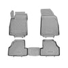 OMAC Alfombrillas De Coche para Opel Mokka 2012-2019 Gris Goma TPE 4Pza