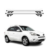 Menabo Barras de Techo Coche Barra para Renault Koleos 2008-2016 Gris Alu 2Pza