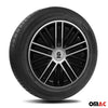Sparco Bergamo Tapacubos 16" pulgadas Universal Negro Plata ABS Plástico