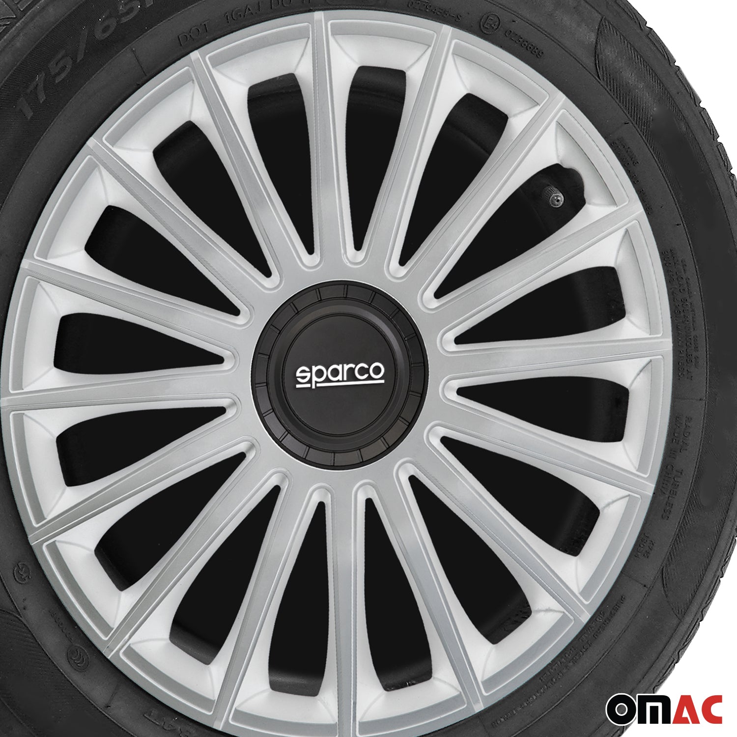 Sparco Treviso Tapacubos 15 Pulgadas Universal Plata ABS