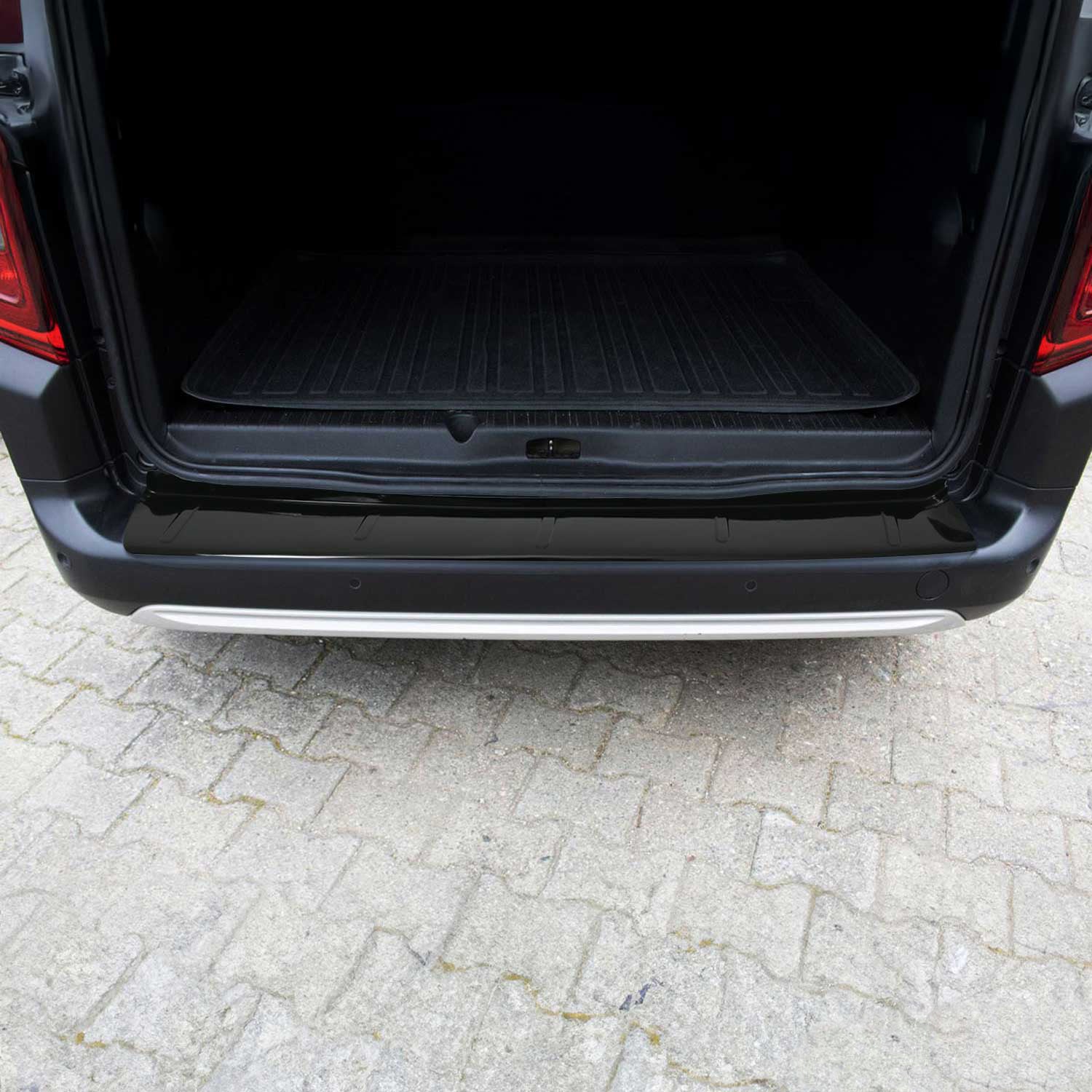 Protector Parachoques para Citroën Berlingo 2008-2018 Negro Brillante Acrílica