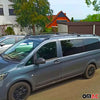 Rieles & Barras de Techo para VW Caddy 2003-2015 Corto Negro Aluminio 2Pza