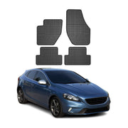 OMAC Alfombrillas De Coche para Volvo V40 2012-2019 Negro Goma 4Pza