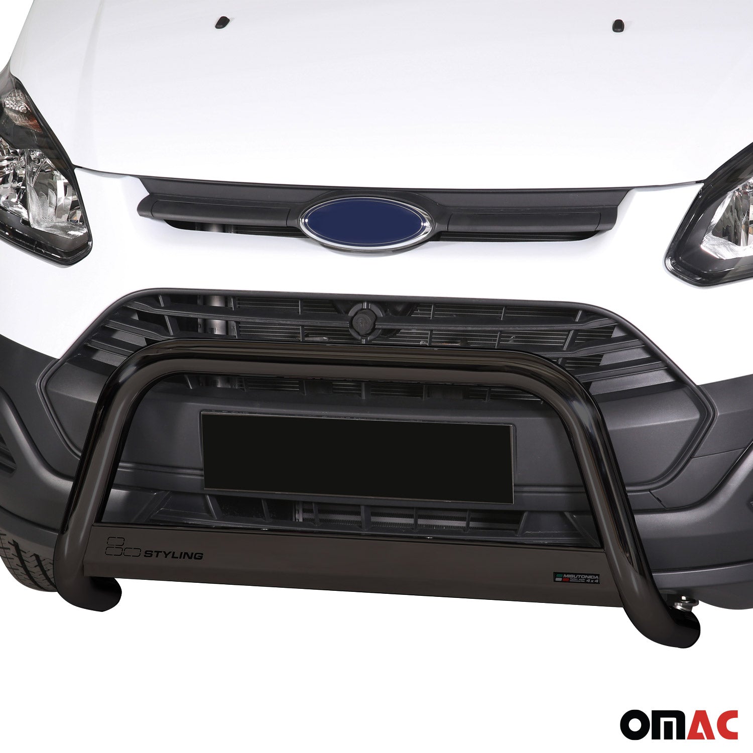 Bull Barra Frontal para Ford Transit Custom L1 - L2 2012-2017 Negro Acero
