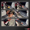 Protector de Parachoques para Skoda Octavia 2013-2019 Sédan Acero cepillado