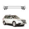 Menabo Barras de Techo Coche Barra para Subaru Forester SH 2008-2013 Gris Alu 2x