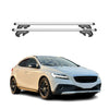 Menabo Barras de Techo Baca para Volvo V40 Cross Country 2013-2025 Gris Alu 2Pza