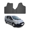 OMAC Alfombrillas De Coche para Peugeot Expert 2006-2016 1.línea Negro TPE 3Pza