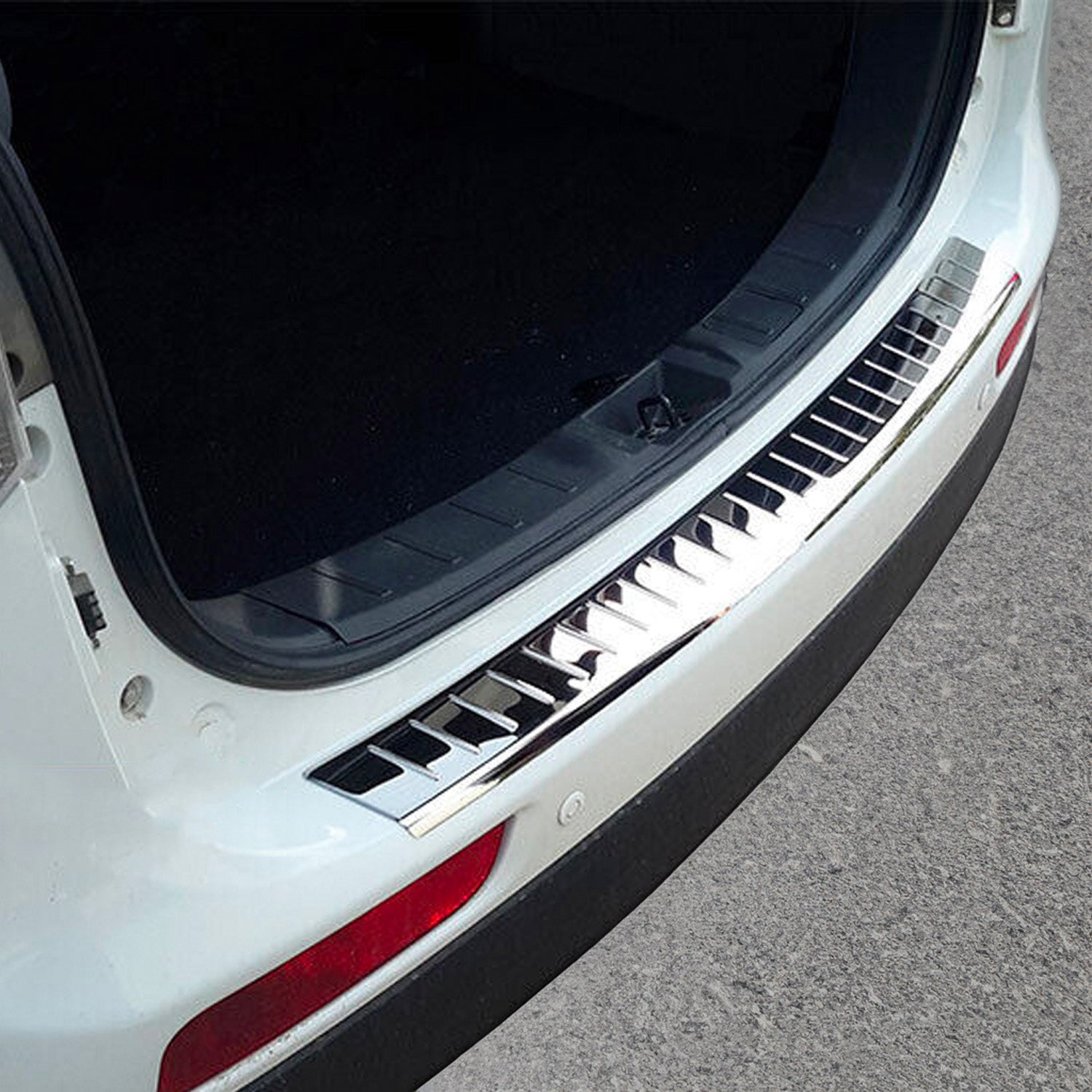 Protector Parachoques para Mitsubishi Outlander 2012-2015 Plata Brillante Acero