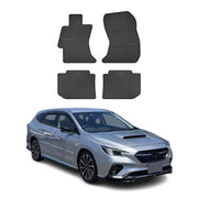 OMAC Alfombrillas De Coche para Subaru Levrog 2015-2025 Negro Goma 4Pza