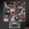 Protector de Parachoques Trasero para VW Caddy 2015-2020 Negro Mate ABS 1Pza