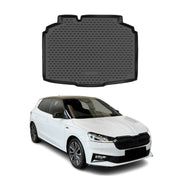 OMAC Bandeja Maletero Alfombrilla para Skoda Fabia 2021-2025 inferior Goma TPE