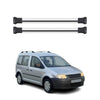 Barras de Techo Baca para VW Caddy 2003-2020 Gris Aluminio 2Pza