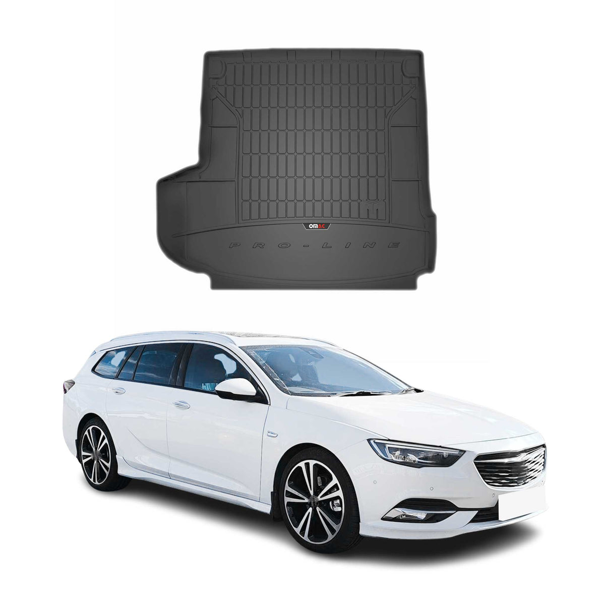 OMAC Premium Bandeja Maletero Alfombrilla para Opel Insignia B Tourer 2017-2025