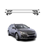 Menabo Barras de Techo Baca para Chevrolet Cruze J300 Kombi 2008-2016 Gris Alu