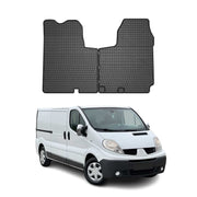 OMAC Alfombrillas De Coche para Opel Vivaro 2001-2014 Negro Goma TPE 2Pza