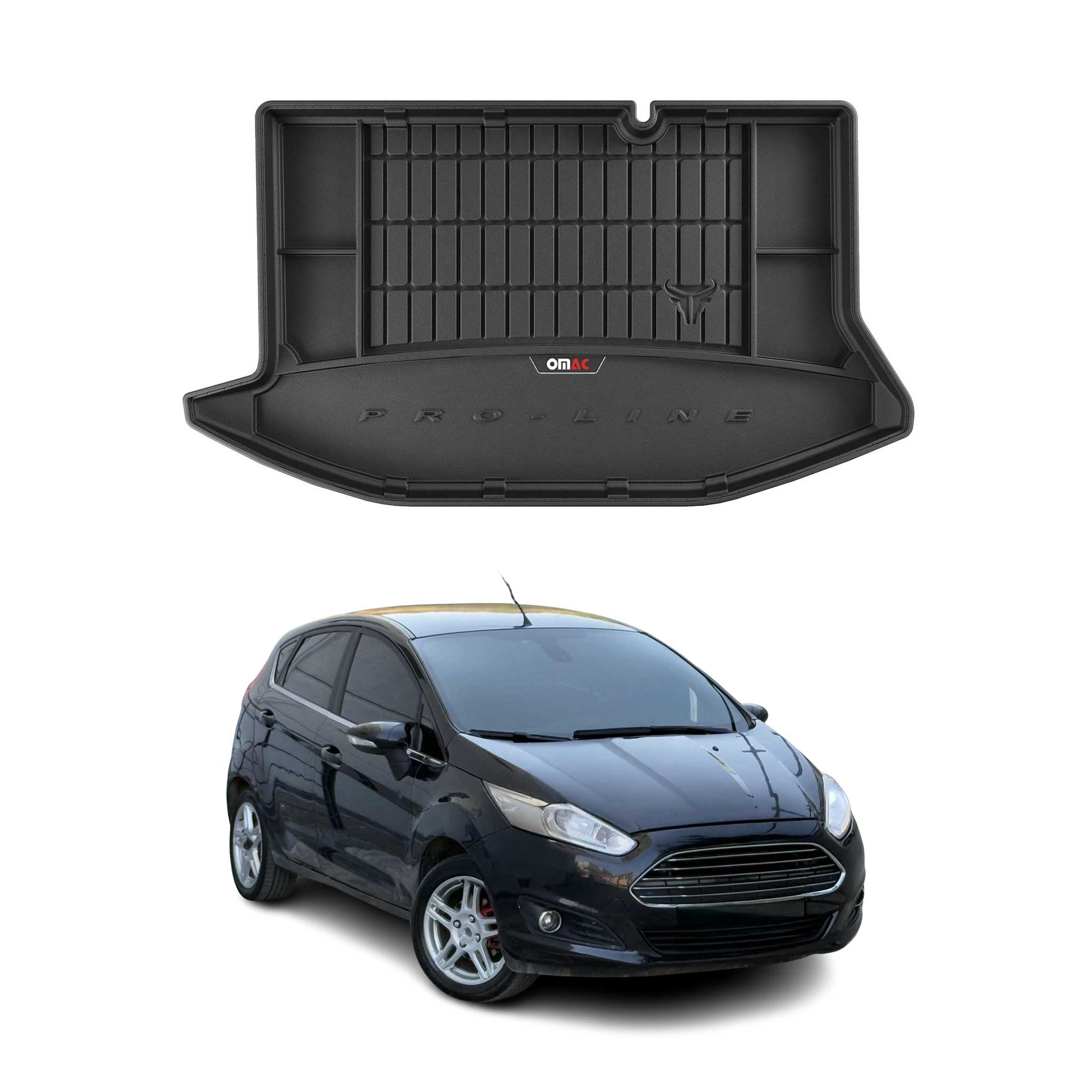 OMAC Premium Bandeja Maletero Alfombrilla para Ford Fiesta MK 2008-2017 TPE
