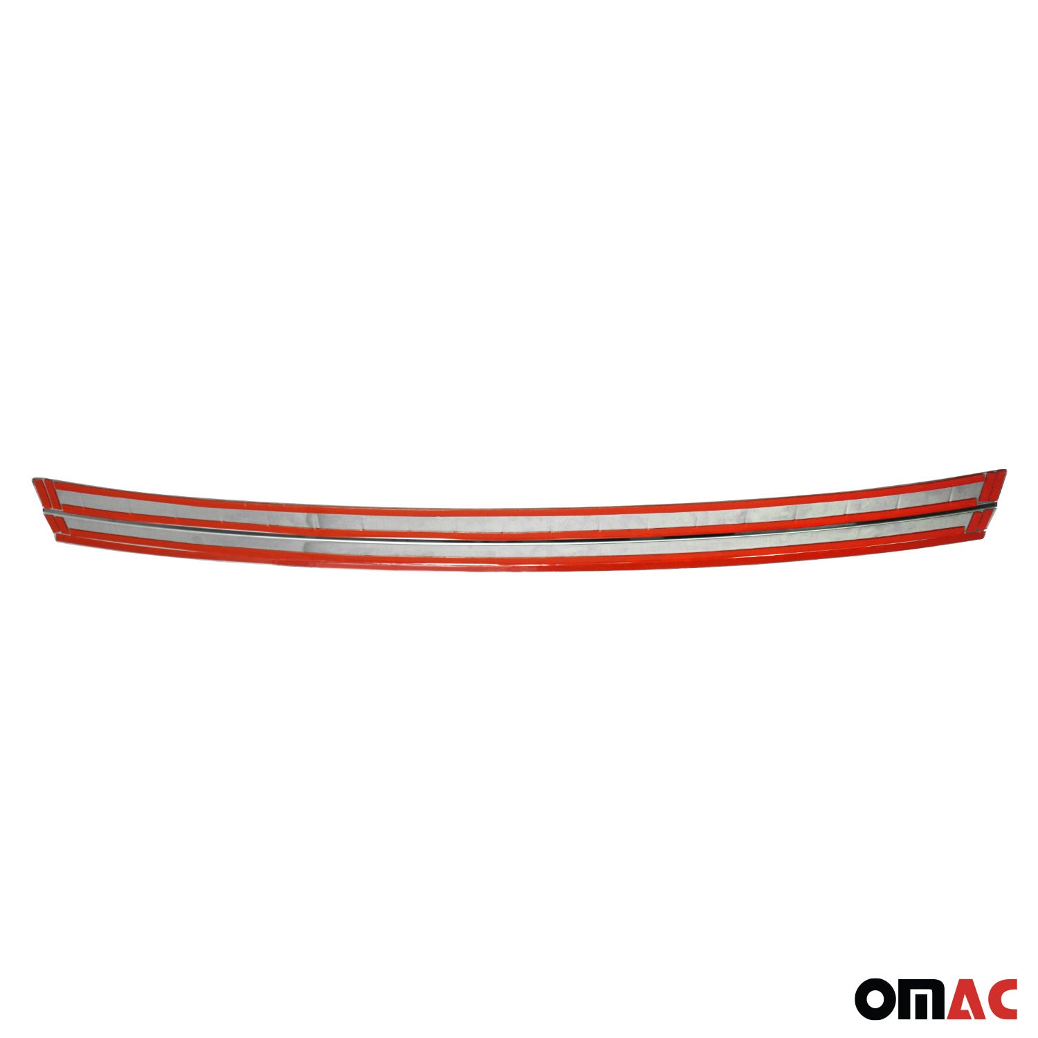 Protector de Parachoques Trasero para Audi Q7 4M 2015-2026 Plata Brillante Acero
