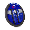 Sparco Cubierta de Para Volante de Automóvil Universal Negro Azul