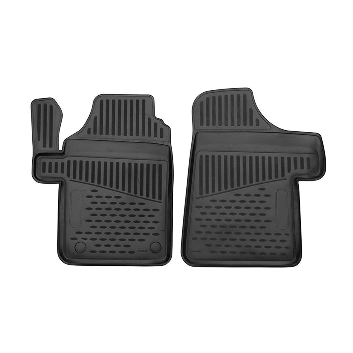 OMAC Alfombrillas De Coche para Mercedes Vito Viano W639 2003-2014 Negro TPE 2x