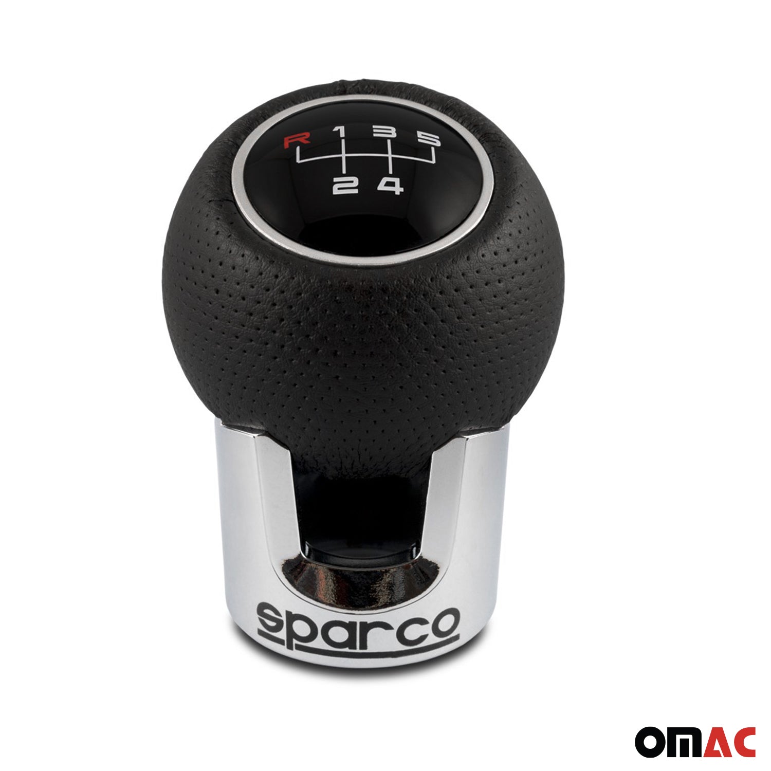 Sparco Palanca de Cambios Universal Negro cuero de pu & Aluminio