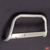 Bull Barra Frontal para Opel Zafira Life 2020-2025 Plata Brillante Acero 1Pza