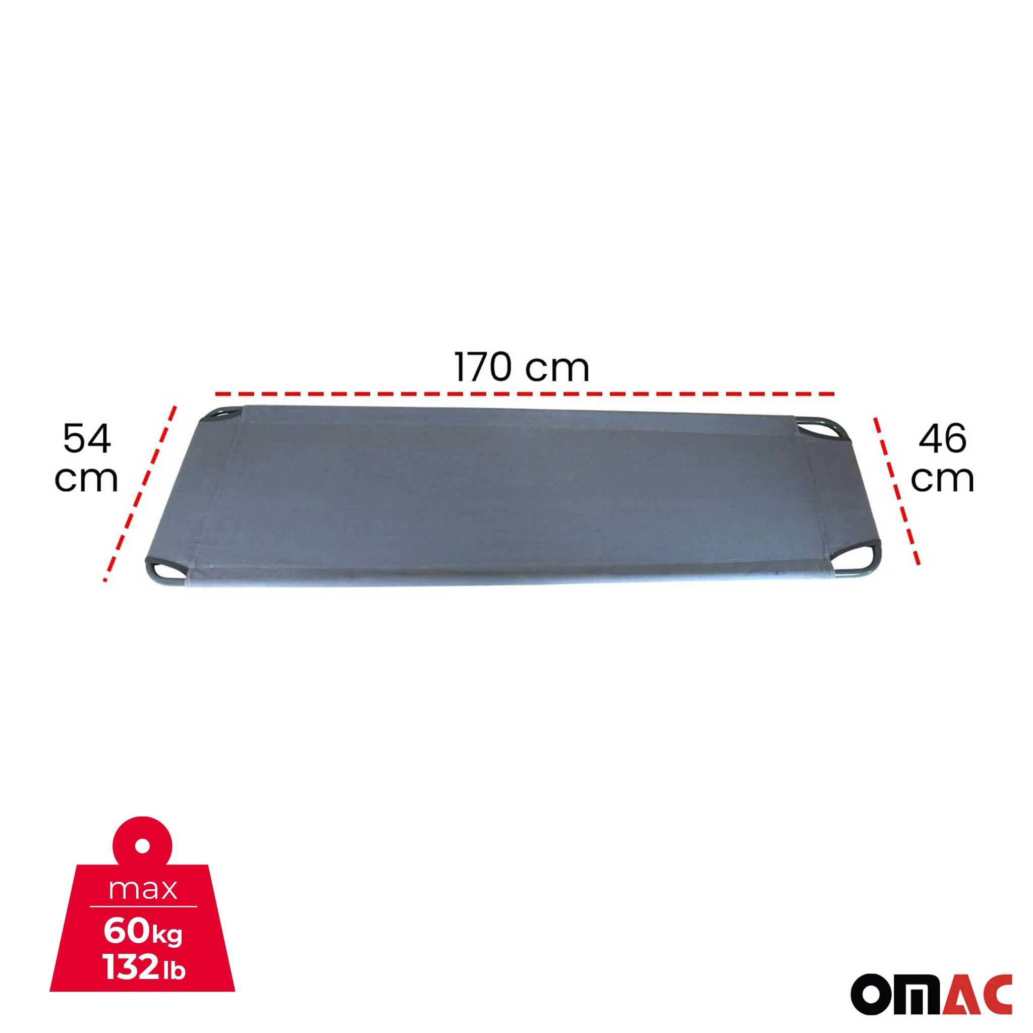 Autocaravana Cámper Colchón Cunas para VW Transporter T5 T6 T6.1 2003-2025 Gris