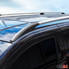 Rieles de Techo Coche para VW Caddy 2003-2020 L1 Plata Aluminio 2Pza