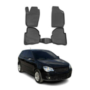 OMAC Alfombrillas De Coche para VW Polo 2001-2009 Negro Goma TPE 4Pza