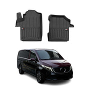 OMAC Premium Alfombrillas De Coche para Mercedes Class EQV W447 2020-2025 TPE 2x