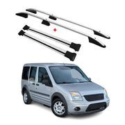Rieles & Barras de Techo Coche para Ford Connect 2002-2014 Corto Gris Alu 4Pza