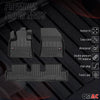 OMAC Premium Alfombrillas De Coche para Citroen C4 Picasso 2013-2019 TPE Goma 3x