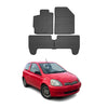 OMAC Alfombrillas De Coche para Toyota Yaris 1999-2005 Negro Goma 4Pza