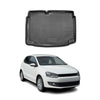 OMAC Bandeja Maletero Alfombrilla para VW Polo 2009-2017 Negro Goma TPE 1Pza