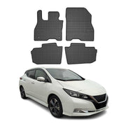 OMAC Alfombrillas De Coche para Nissan Leaf ZE1 2017-2025 Negro Goma 4Pza