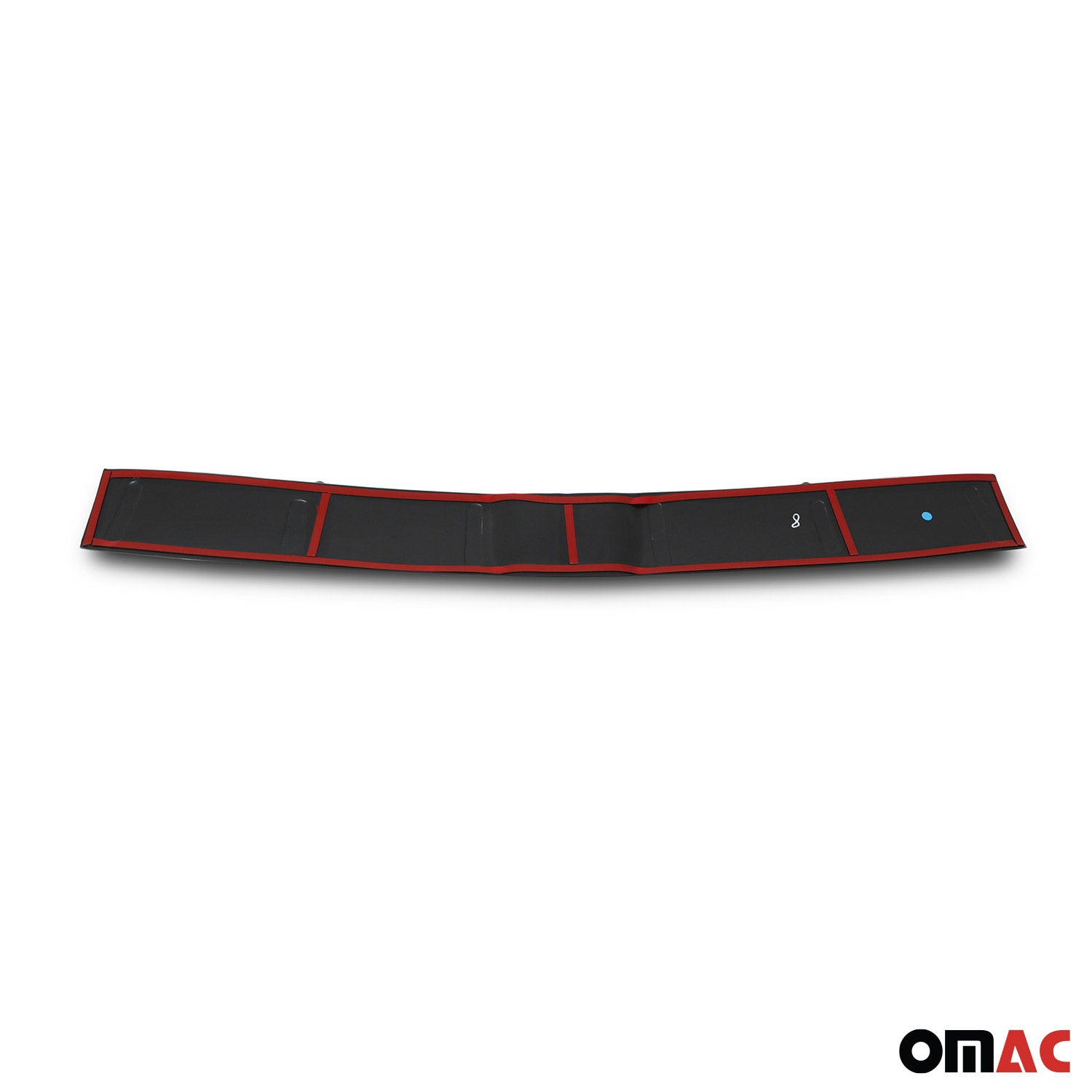 Protector de Parachoques Trasero para Dacia Sandero 2012-2016 Negro Mate ABS