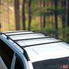 Rieles & Barras de Techo Coche para VW T6 T6.1 Transporter 2015-2024 Negro Alu