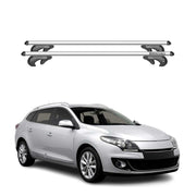 Menabo Barras de Techo Baca para Renault Megane Sportour 2009-2016 Gris Alu 2Pza